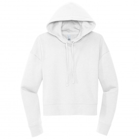District DT6101 Womens V.I.T. Fleece Hoodie - White