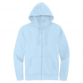 District DT6102 V.I.T. Fleece Full-Zip Hoodie - Ice Blue
