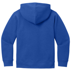 District DT6102Y Youth V.I.T Fleece Full-Zip Hoodie - Deep Royal