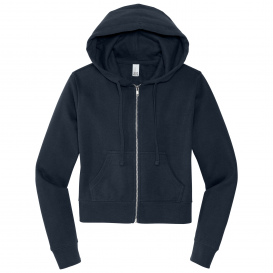 District DT6103 Womens V.I.T. Fleece Full-Zip Hoodie - New Navy