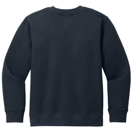 District DT6104Y Youth V.I.T Fleece Crew - New Navy