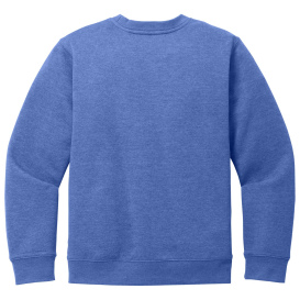District DT6104Y Youth V.I.T Fleece Crew - Royal Frost