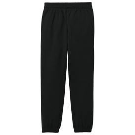 District DT6112Y Youth V.I.T Fleece Sweatpant - Black
