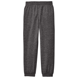 District DT6112Y Youth V.I.T Fleece Sweatpant - Heather Charcoal