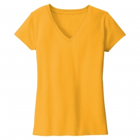District DT8001 Women\'s Re-Tee V-Neck - Maize Yellow