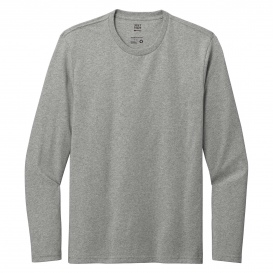 District DT8003 Re-Tee Long Sleeve - Light Heather Grey