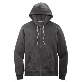 District DT8102 Re-Fleece Full-Zip Hoodie - Charcoal Heather
