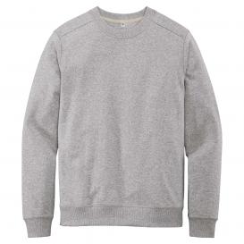 District DT8104 Re-Fleece Crew Neck Sweatshirt - Light Heather Grey