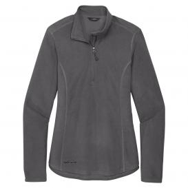Eddie Bauer EB227 Ladies 1/2-Zip Microfleece Jacket - Grey Steel