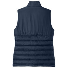 Eddie Bauer EB513 Ladies Quilted Vest - River Blue Navy