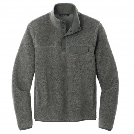 Port Authority F140 Camp Fleece Snap Pullover - Grey Steel