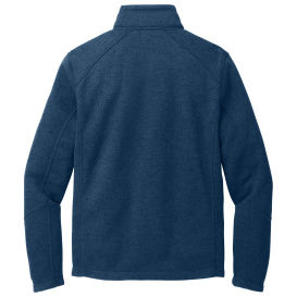 Port & Company F428 Arc Sweater Fleece Jacket - Insignia Blue Heather