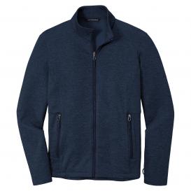Port Authority F905 Collective Striated Fleece Jacket - River Blue Heather