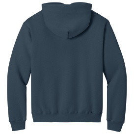 Jerzees H12M Rugged Unisex Hooded Sweatshirt - Washed Navy