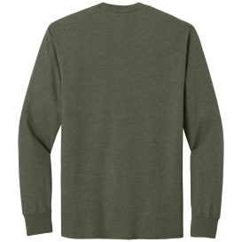 Jerzees IC46L Unisex Ring Spun Long Sleeve T-Shirt - Military Green Heather