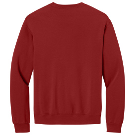 Jerzees IC48M Ultimate Unisex CVC Ring Spun Crewneck Sweatshirt - True Red