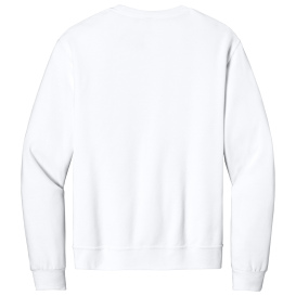 Jerzees IC48M Ultimate Unisex CVC Ring Spun Crewneck Sweatshirt - White