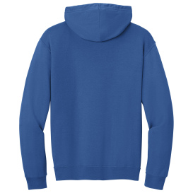 Jerzees IC49M Ultimate Unisex CVC Ring Spun Hooded Sweatshirt - Royal