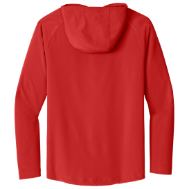 Sport-Tek JST488 Repeat 1/2-Zip Long Sleeve Hooded Jacket - Deep Red