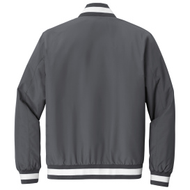 Sport-Tek JST58 Insulated Varsity Jacket - Graphite