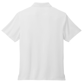 Port Authority K683 City Stretch Flat Knit Polo - White