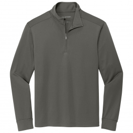 Port Authority K865 C-FREE Snag-Proof 1/4-Zip - Grey-Steel