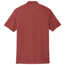 Port Authority K868 C-FREE Cotton Blend Pique Pocket Polo - Garnet