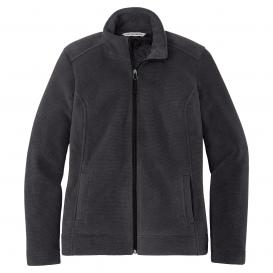 Port Authority L211 Ladies Ultra Warm Brushed Fleece Jacket - Graphite/Deep Black
