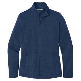 Port Authority L239 Ladies Grid Fleece Jacket - River Blue Navy