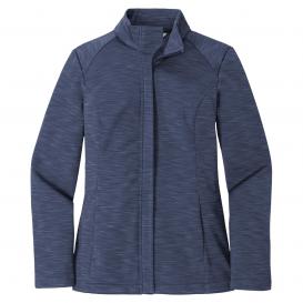 Port Authority L339 Ladies Stream Soft Shell Jacket - Dress Blue Navy Heather
