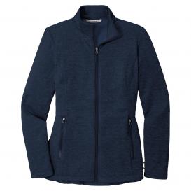 Port Authority L905 Ladies Cozy Fleece Jacket - River Blue Navy Heather