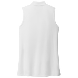 Port Authority LK110SV Ladies Dry Zone UV Micro-Mesh Sleeveless Polo - White