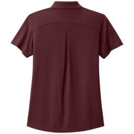Port Authority LK240 Ladies Wearever Performance Pique Polo - Burgundy