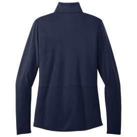 Port Authority LK595 Ladies Accord Stretch Fleece Full-Zip - Navy