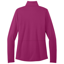 Port Authority LK595 Ladies Accord Stretch Fleece Full-Zip - Wine