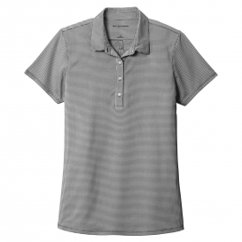 Port Authority LK646 Ladies Gingham Polo - Black/White