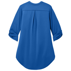 Port Authority LK6840 Ladies City Stretch 3/4-Sleeve Tunic - True Blue