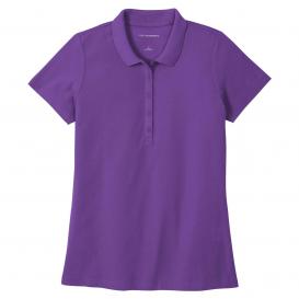 Port Authority LK810 Ladies SuperPro React Polo - Purple
