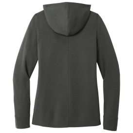Port Authority LK826 Ladies Microterry Pullover Hoodie - Charcoal