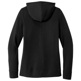 Port Authority LK826 Ladies Microterry Pullover Hoodie - Deep Black