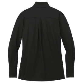 Port Authority LK829 Ladies Fairway Stretch 1/4-Zip - Deep Black