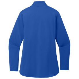 Port Authority LK880 Ladies C-FREE Double Knit 1/4-Zip - True Royal