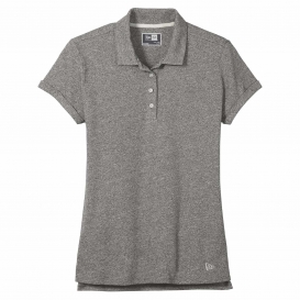 New Era LNEA301 Ladies Slub Twist Polo - Shadow Grey Twist