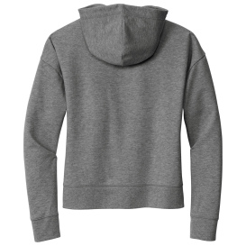 New Era LNEA550 Ladies Comeback Fleece Pullover Hoodie - Dark Heather Grey