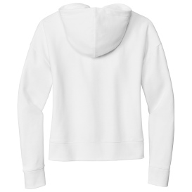 New Era LNEA550 Ladies Comeback Fleece Pullover Hoodie - White