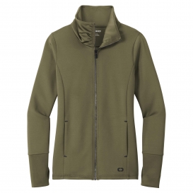 OGIO Endurance LOE703 Ladies Modern Performance Full-Zip - Deep Olive