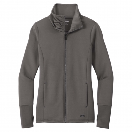 OGIO Endurance LOE703 Ladies Modern Performance Full-Zip - Tarmac Grey