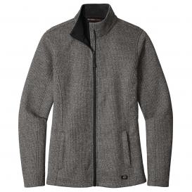 OGIO LOG727 Ladies Grit Fleece Jacket - Diesel Grey Heather