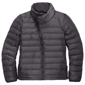 OGIO LOG753 Ladies Street Puffy Full-Zip Jacket - Tarmac Grey