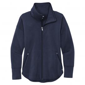 OGIO LOG812 Ladies Luuma Full-Zip Fleece - River Blue Navy